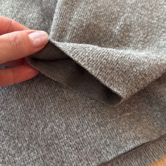 Zara | Fleece crewneck sweater | dark grey | size small - Picture 4 of 7